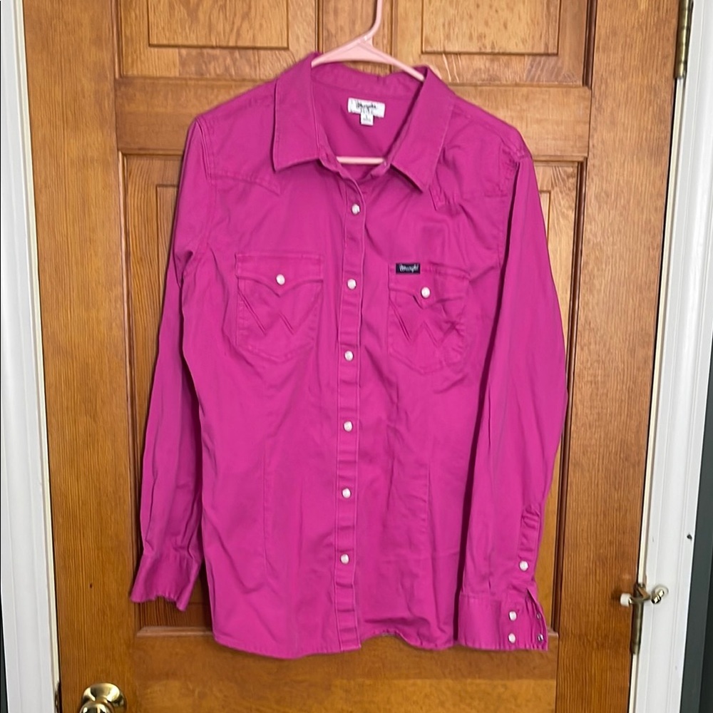 Wrangler Fuchsia Long Sleeve Shirt